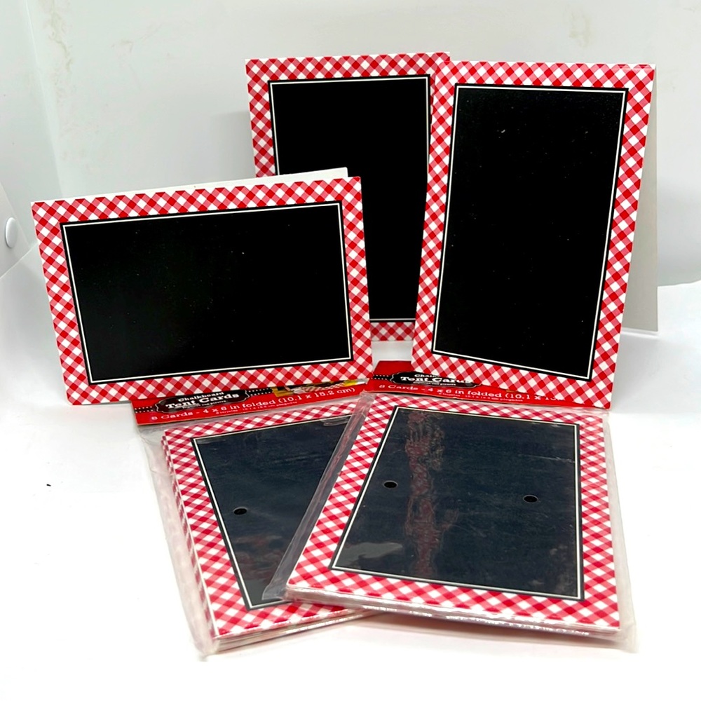 Chalkboard Tent Cards, 19 cards in all